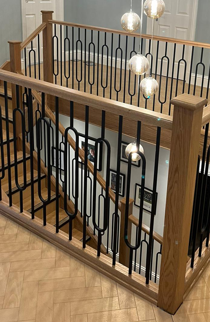 Stairs Spinders Rounded Round Metal Spindle – Stair Crazy