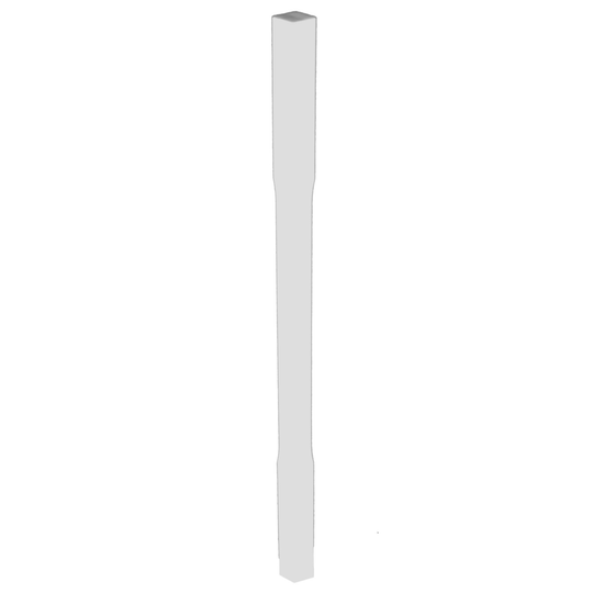 White Primed Stop Chamfered Spindle